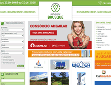 Tablet Screenshot of imoveisdebrusque.com.br